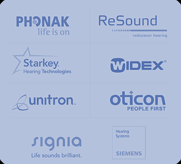 Hearing device brands carried by Gold Gate Hearing Services in San Francisco