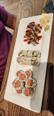 3 sushi roll lunch special