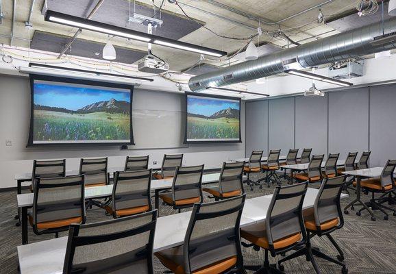 Classrooms for coding bootcamps and events.