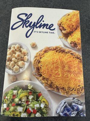 Menu cover