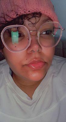 Septum piercing