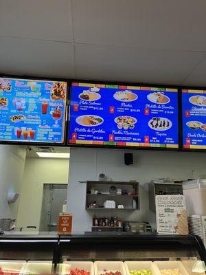 Extensive menu