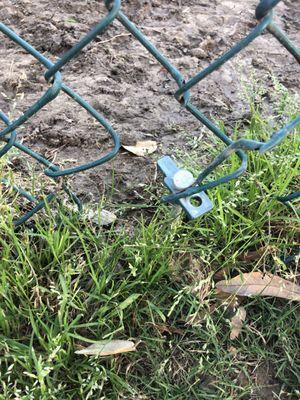 Owners of dogs were told the fence in dog park was not a priority, had to get stakes to hold the fence together