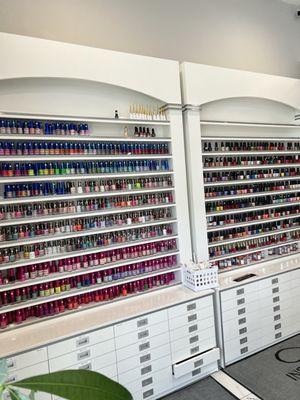 Nail polish selections