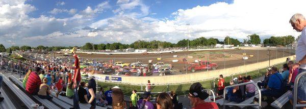 A great night at the figure eight races in Indianola Warren County fair