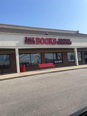 Front entrance to half price books.