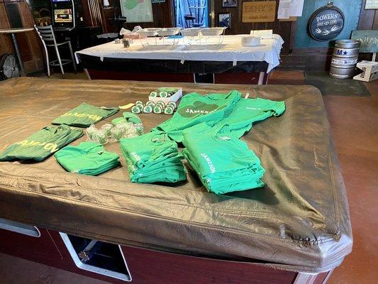 Free Irish gear available on St. Patrick's Day at Fahy's Irish Bar