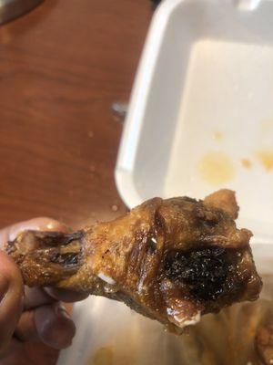 Burnt wings