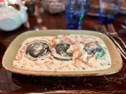 Squid Ink Ravioli