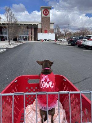 We are going to Target in Sparks.