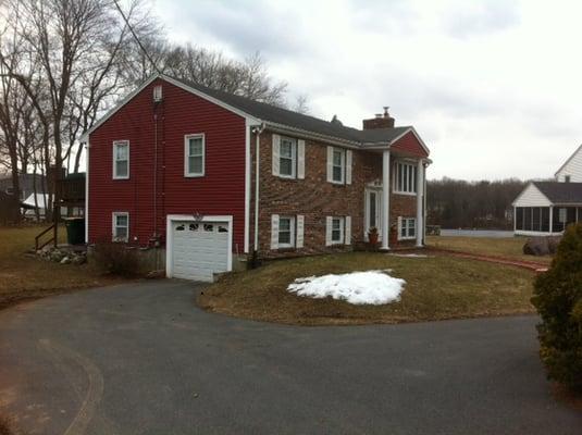 Before addition of 2 car garage & master suite, 2 bathrooms & closets.