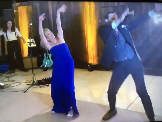 Our dance was a COMPLETE SURPRISE. Not even the bride knew!!!