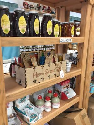 Local honey and maple products