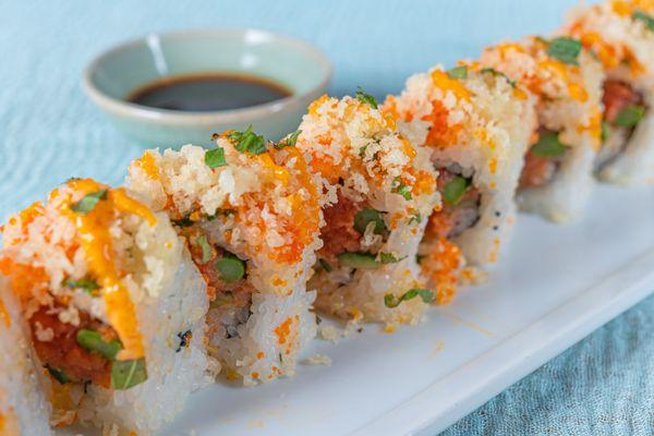 Double Crunchy Spicy Tuna with Ponzu Dipping