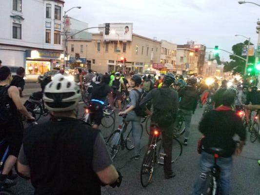 "Circling" in Chinatown on Broadway and Stockton.