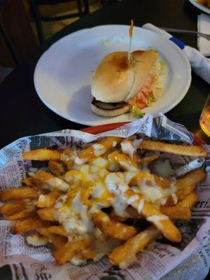 Hoagie (half) and cheese fries