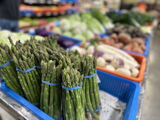 Fresh asparagus