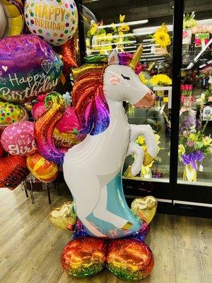 Unicorn Balloons and More Balloons