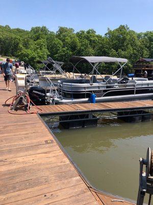 Boats t the water sports place