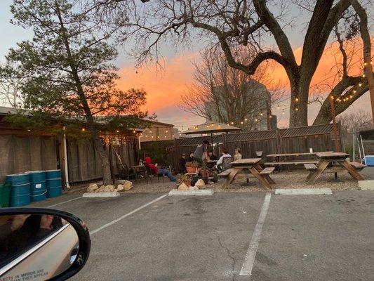 Outside Eating area