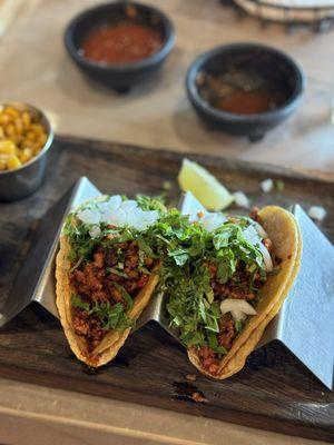 Esquite Chorizo Taco