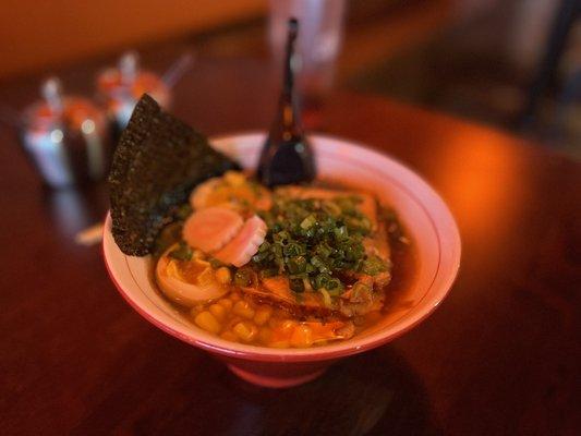 Shoyu Ramen with Extra Corn