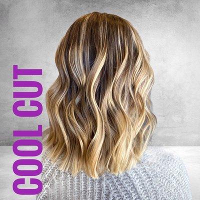 Balayage and cut- jenna