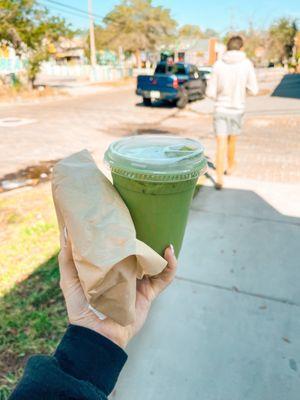 Vanilla lavender Matcha latte