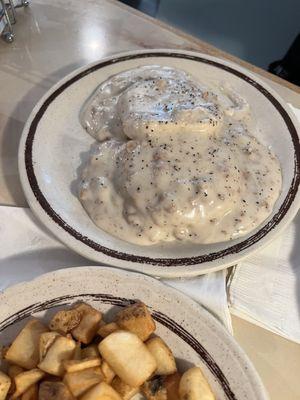 Delicious Biscuits and Gravy