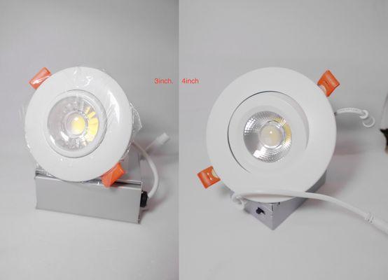 Mini Gimbal LED Recessed Ceiling Lighting 5CCT  with Junction, 3inch 4inch