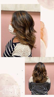 Balayage.