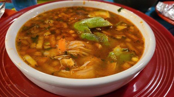 Chicken Rice Soup (Sopa de Pollo) was excellent