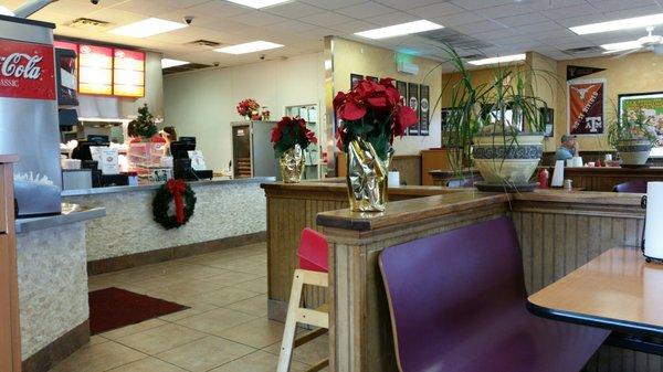 Dining room and counter