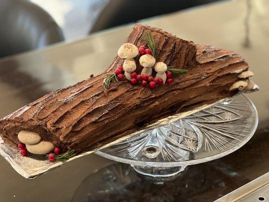 Yule Log with Triple Sec