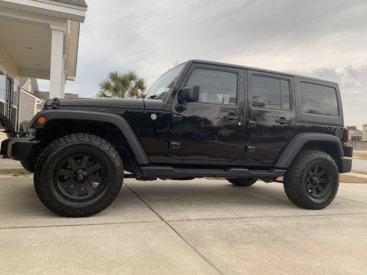 Spotless Jeep - After Wash