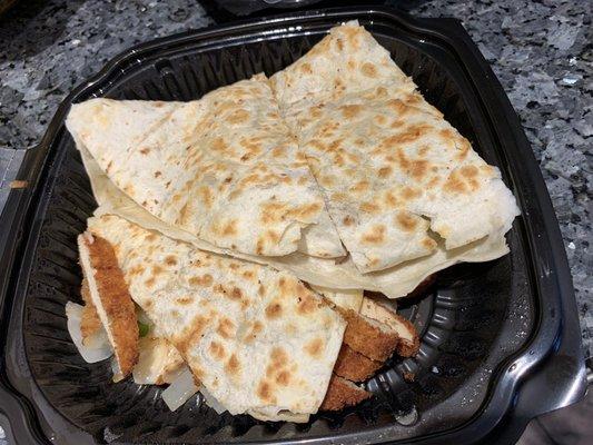 Vegan Chick'n Quesadilla