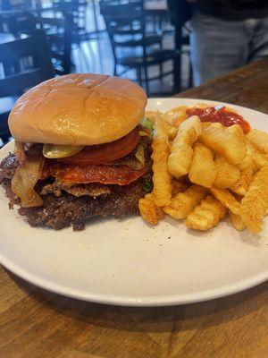 Double bacon cheeseburger