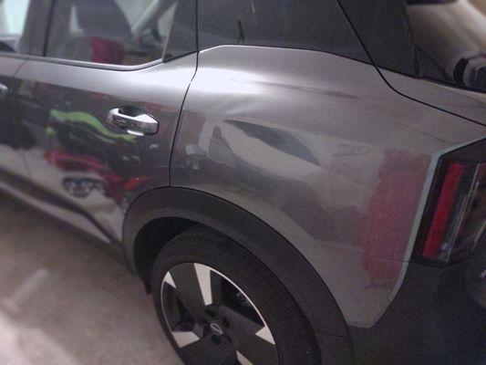 Karla Moore,do you do pointless dent removal? Guess on this dent? 2025 Nissan kicks,no paint damage.479-616-2246