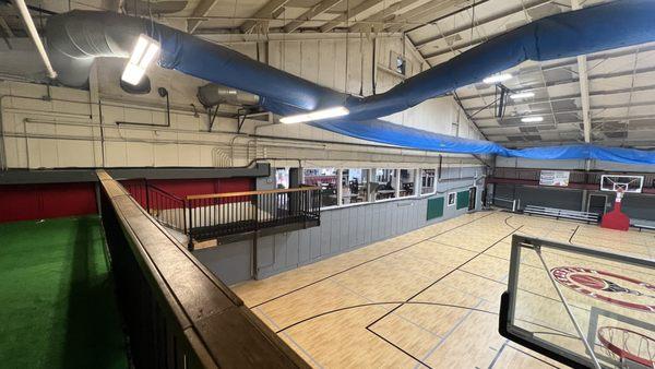 Full basketball courts - tournament time available.