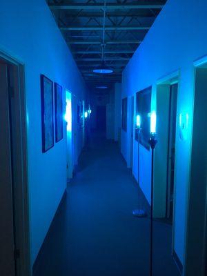 UV-C lights to help disinfect after hours