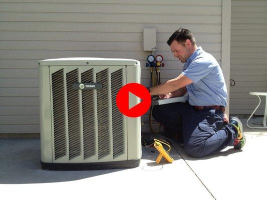 New Home Air Conditioner Installation in Woodland Hills.