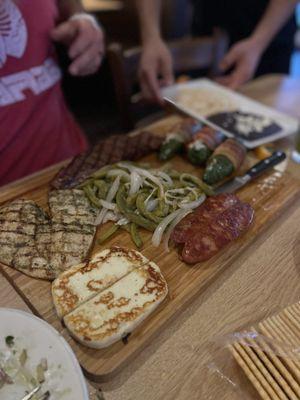 Meat and chicken board,