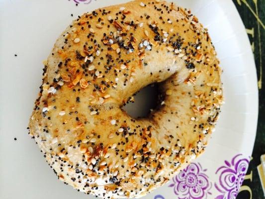 Whole wheat everything bagel