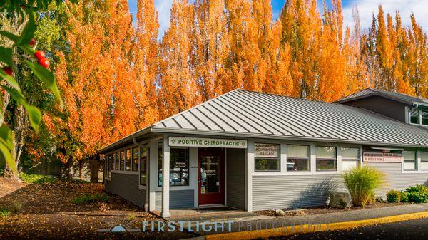 Fall at Positive Chiropractic! Photo taken by FirstLight Photography