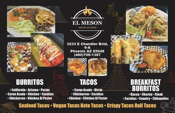 Welcome El Mesón Mexican Food