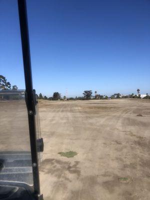 Fairway in terrible shape