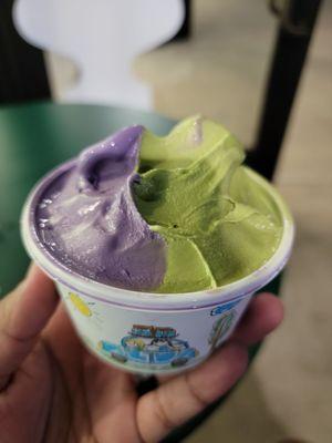 Ube and Matcha