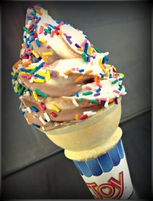 Twist with sprinkles!