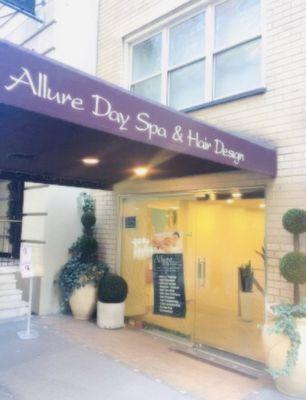 This is where I currently work " Allure Day Spa and Hair design " one of the best Day Spas in New York City .