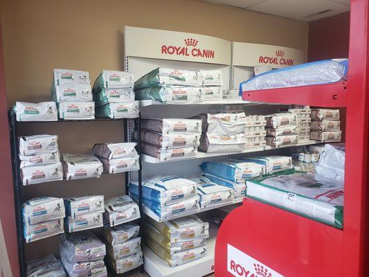 We offer prescription royal canin diets for our clients.